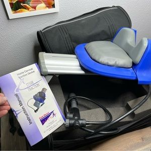 Star traction Cervical neck traction device with case